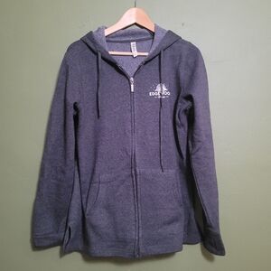 Ouray Sportswear Zip-Up Hoodie – Edgewood Tahoe Logo, Size M